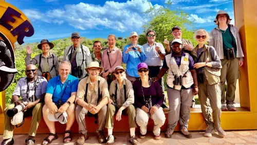 A group photo of the amazing team