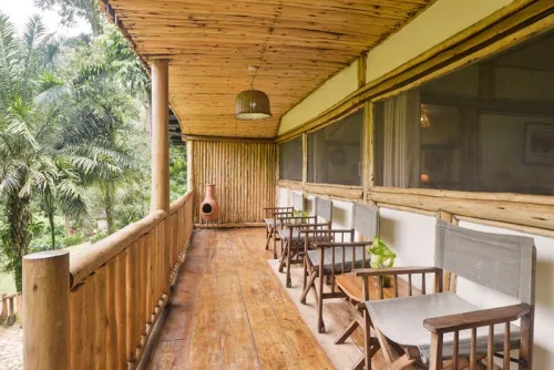 Room Balcony at the Buhoma Lodge