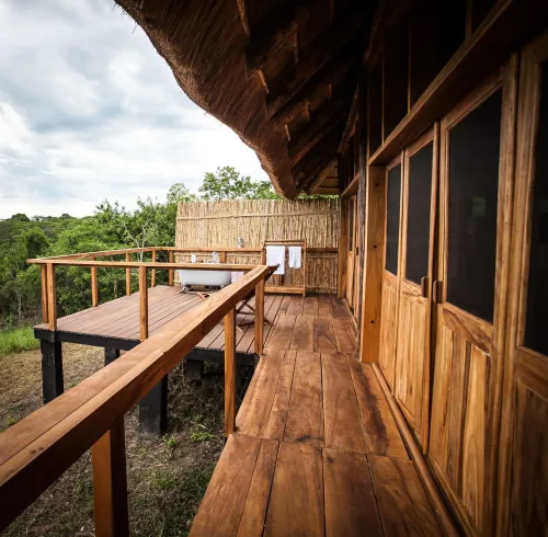 Semliki Safari Lodge private balcony